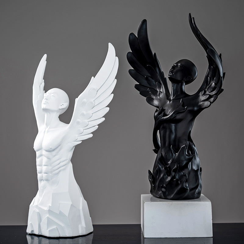 Abstrakte Engelsfiguren - Elegante Moderne Skulpturen