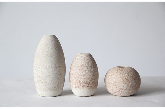 Keramik Dekor-Set ‘Geometric Grace’ – Minimalistische Eleganz